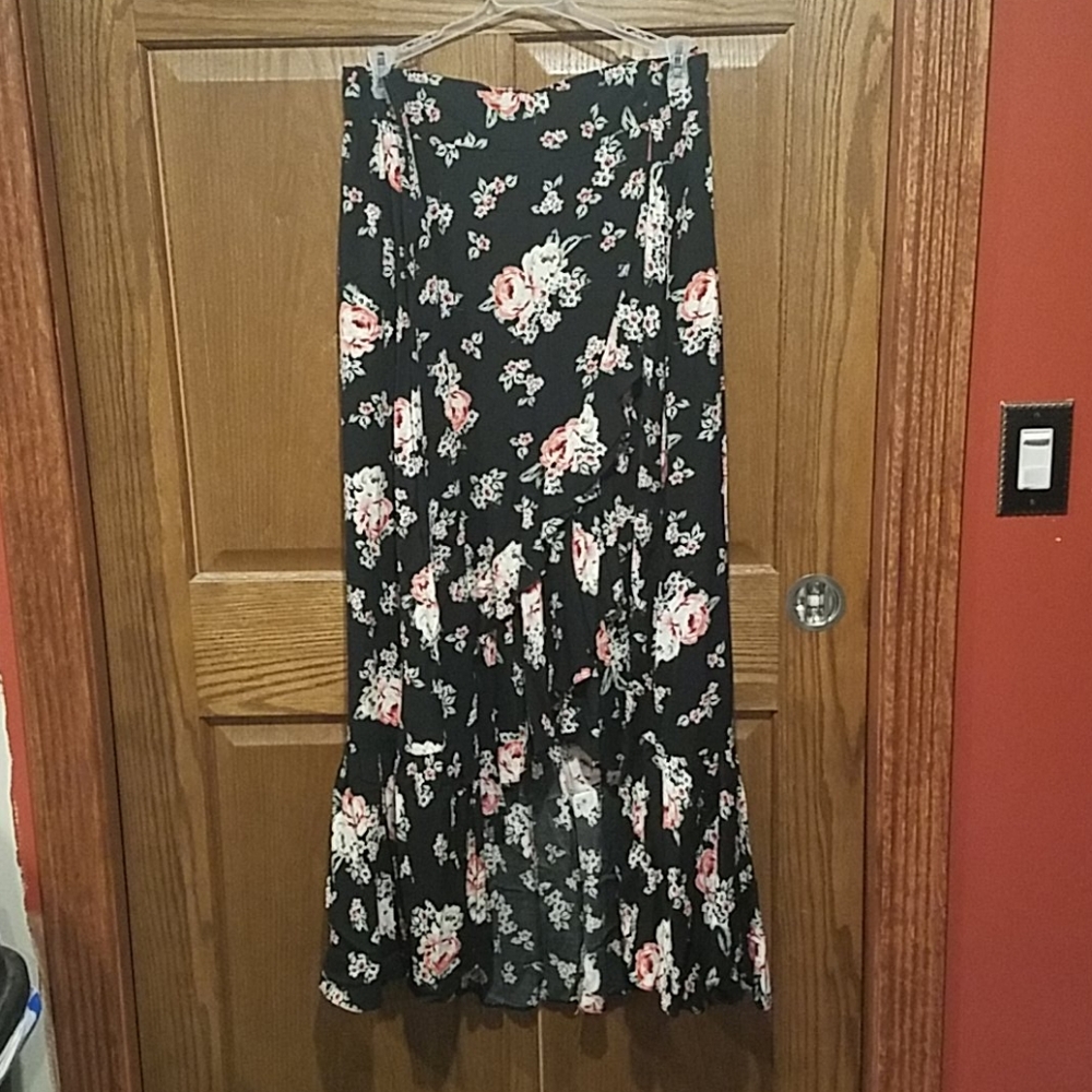 Torrid floral high low skirt